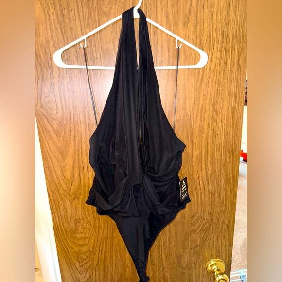 Express Other - NWT Express Black Halter Bodysuit size XL